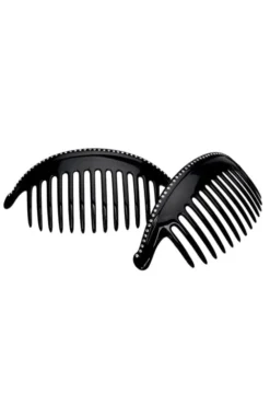 Belle Crystal Large Interlocking Comb Pair