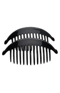 Belle Crystal Large Interlocking Comb Pair