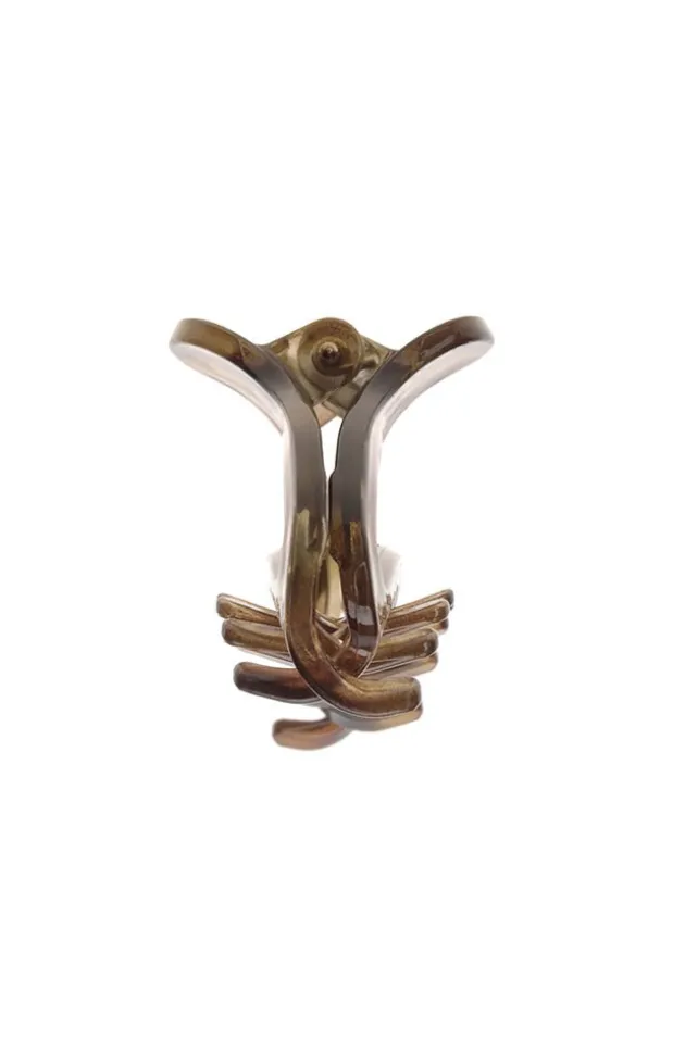 Belle Small Narrow Cutout Curve Claw Clip