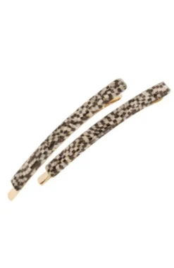 Bobby Pin Pair on Gold Wire - Classic