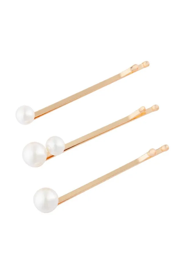 Bold Pearl Bobby Pin 3-Pack