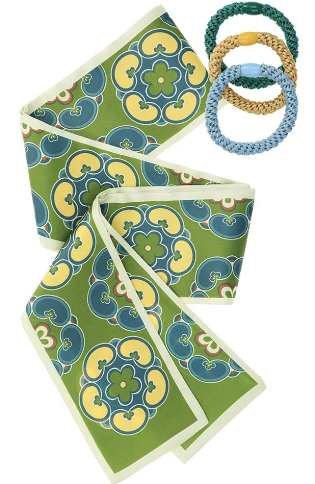 Cannes Hair Scarf & Ponytail Pack