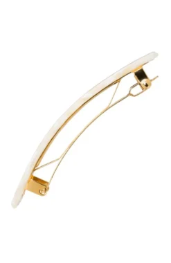 Classic Rectangle Barrette - Pavlova