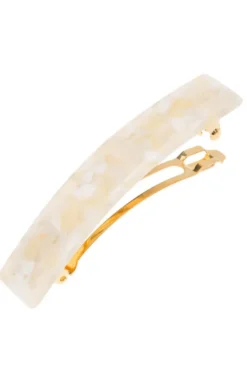 Classic Rectangle Barrette - Pavlova
