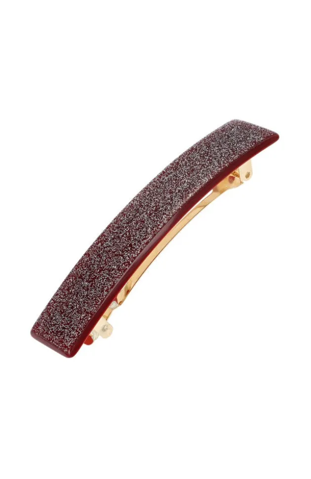Classic Rectangle Barrette - Shimmer