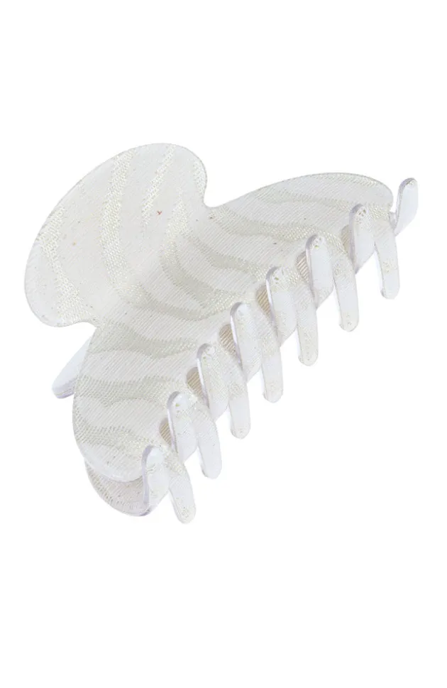 Couture Claw Clip - Metallic Zebra