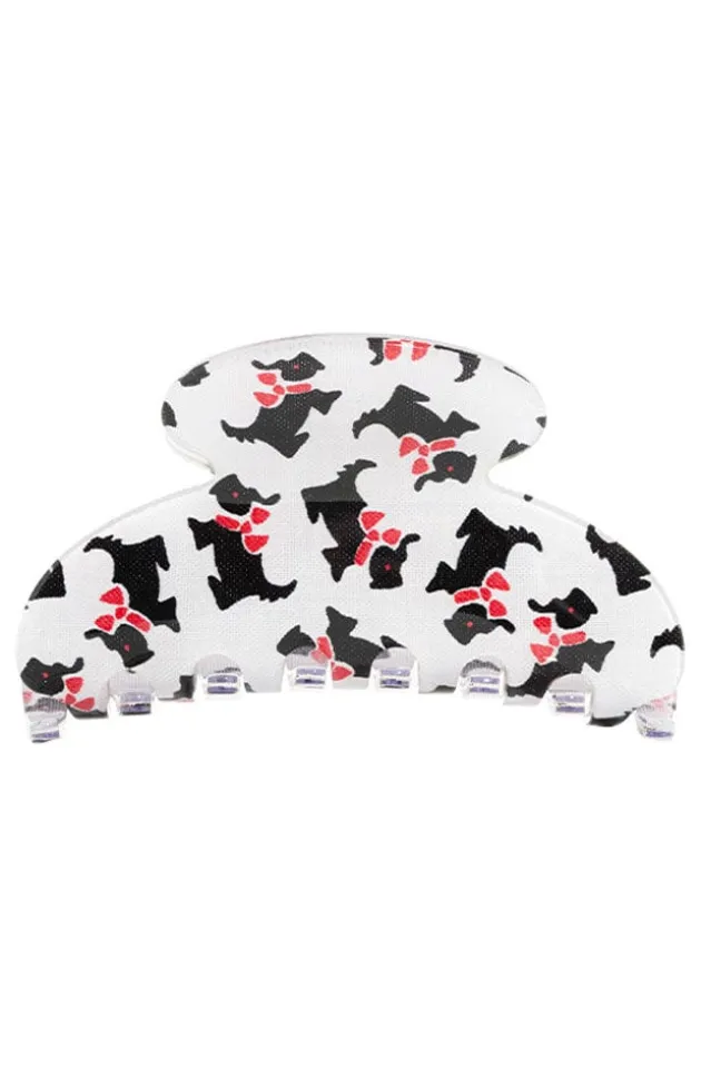 Couture Claw Clip - Scottie Dog