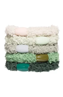 Cozy Pony, 5 Pack Soft Hair Ties
