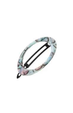 Cutout Oval Plastic Tige Boule Barrette - Classic