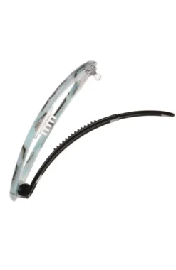 Cutout Oval Plastic Tige Boule Barrette - Classic