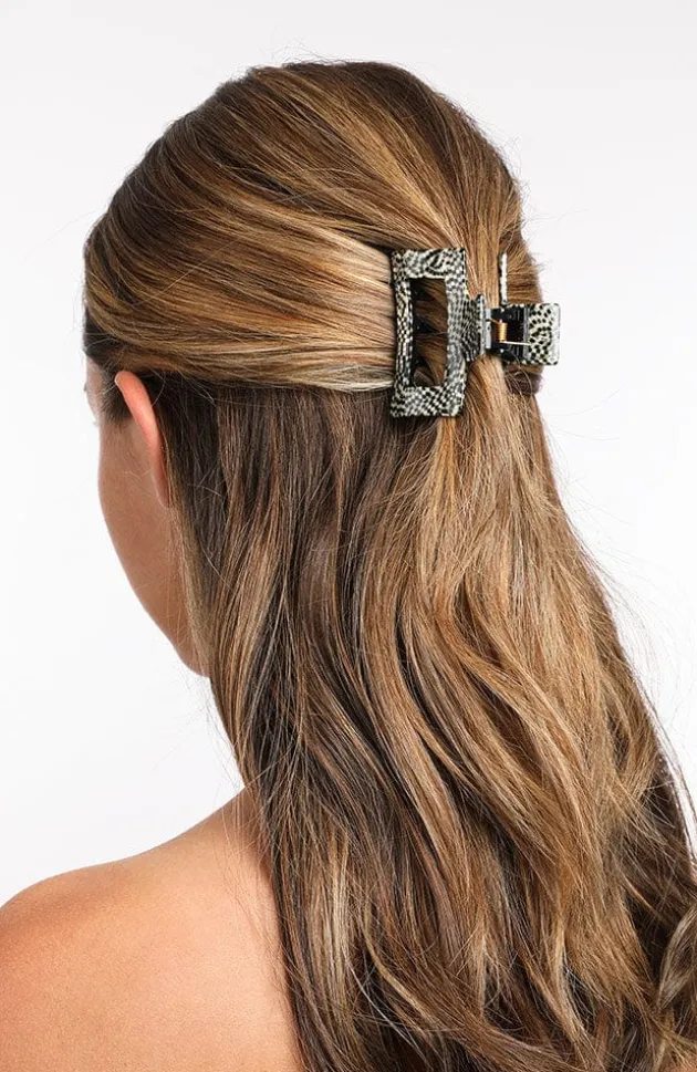 Cutout Rectangle Claw Clip - Classic