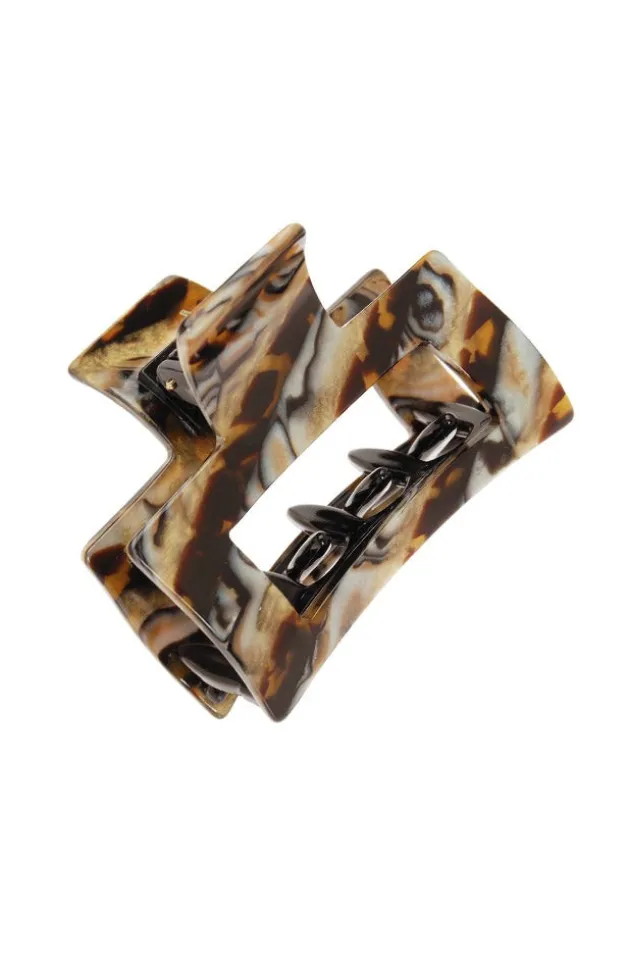 Cutout Rectangle Claw Clip - Classic