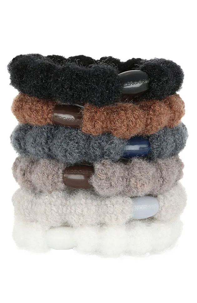 Knit Pony, 6 Pack Soft Hair Ties