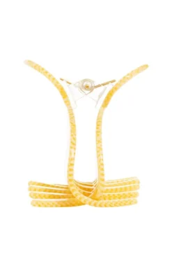 Large Couture Claw Clip - Straw