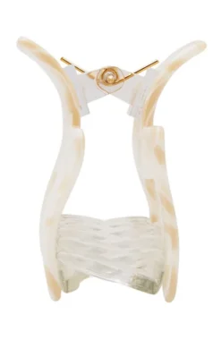 Large Cutout Rectangle Claw Clip - Classic