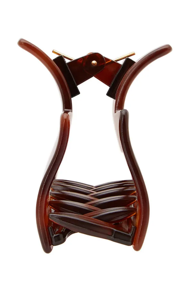 Large Cutout Rectangle Claw Clip - Classic