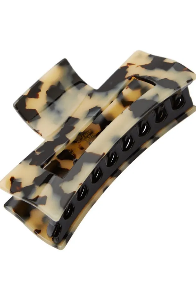 Large Cutout Rectangle Claw Clip - Classic