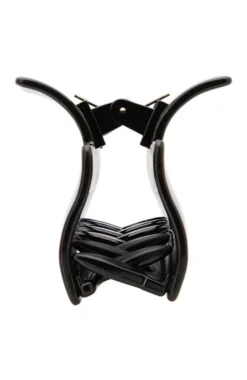 Large Cutout Rectangle Claw Clip - Classic