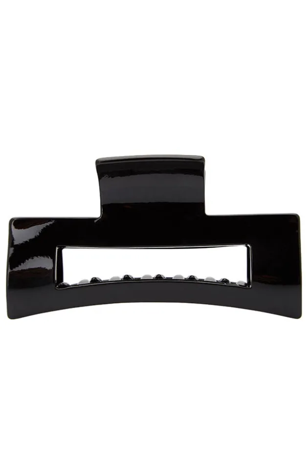 Large Cutout Rectangle Claw Clip - Classic