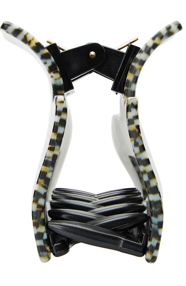 Large Cutout Rectangle Claw Clip - Classic