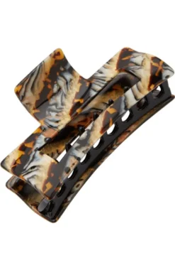 Large Cutout Rectangle Claw Clip - Classic
