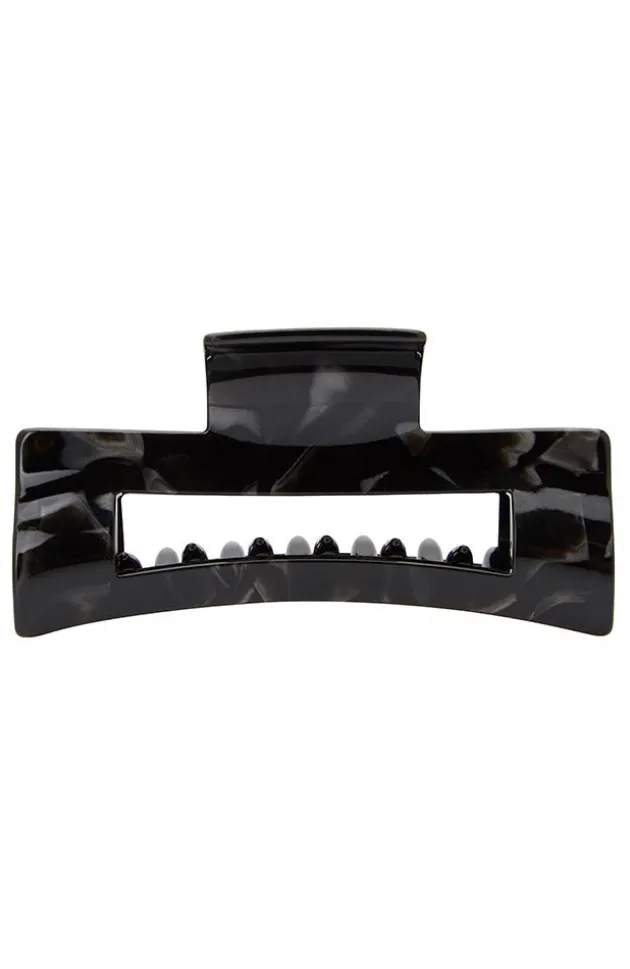 Large Cutout Rectangle Claw Clip - Classic