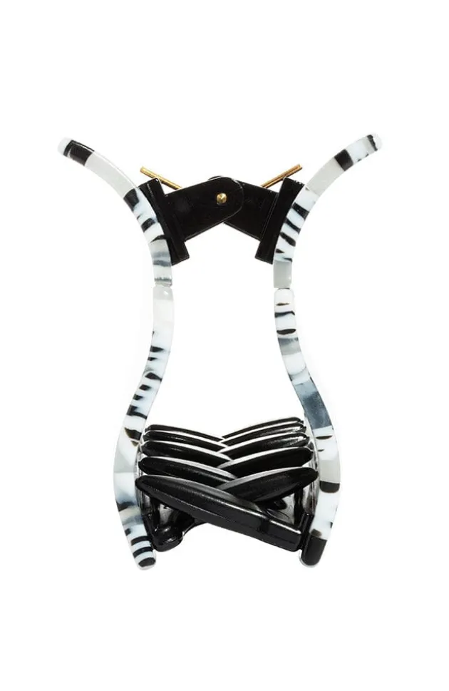 Large Cutout Rectangle Claw Clip - Hesperi