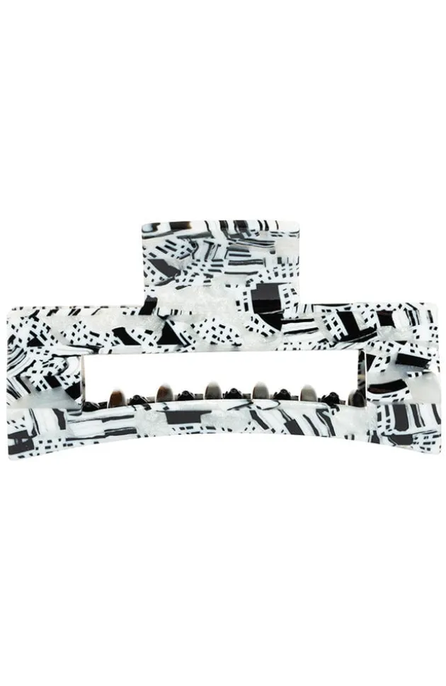 Large Cutout Rectangle Claw Clip - Hesperi