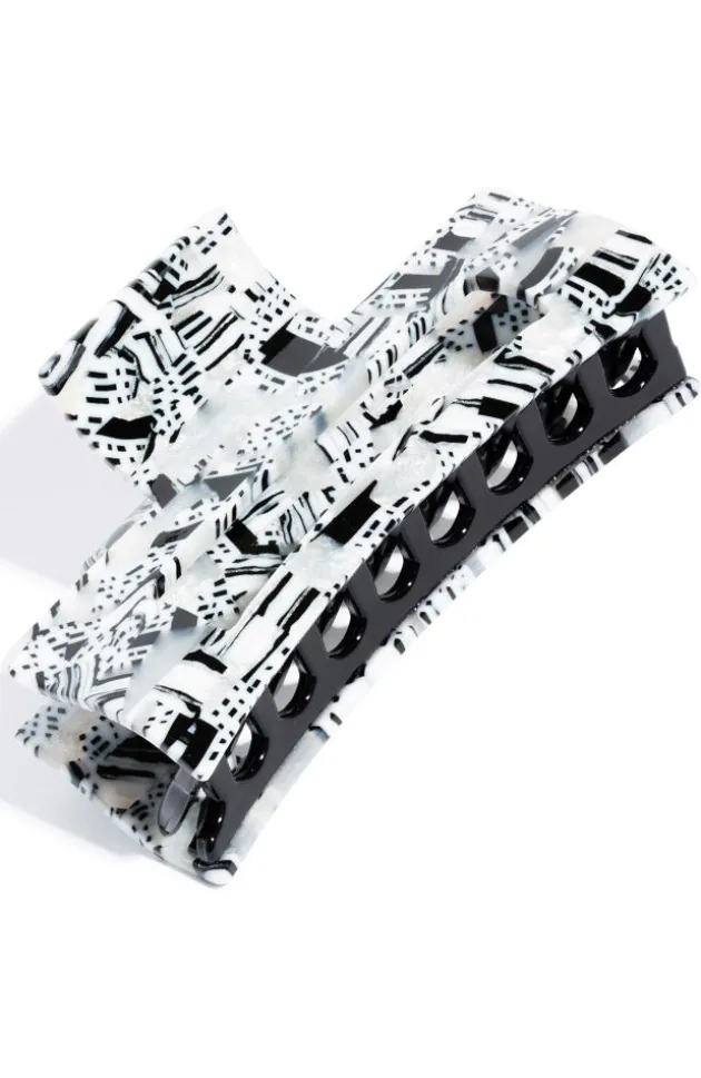 Large Cutout Rectangle Claw Clip - Hesperi