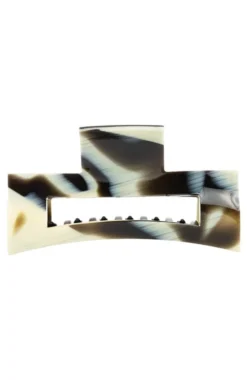 Large Cutout Rectangle Claw Clip - Classic