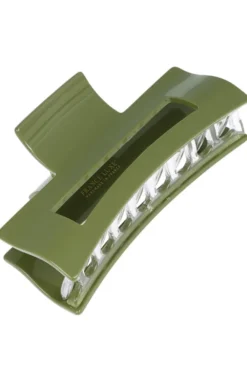 Large Rectangle Cutout Claw Clip - Solid