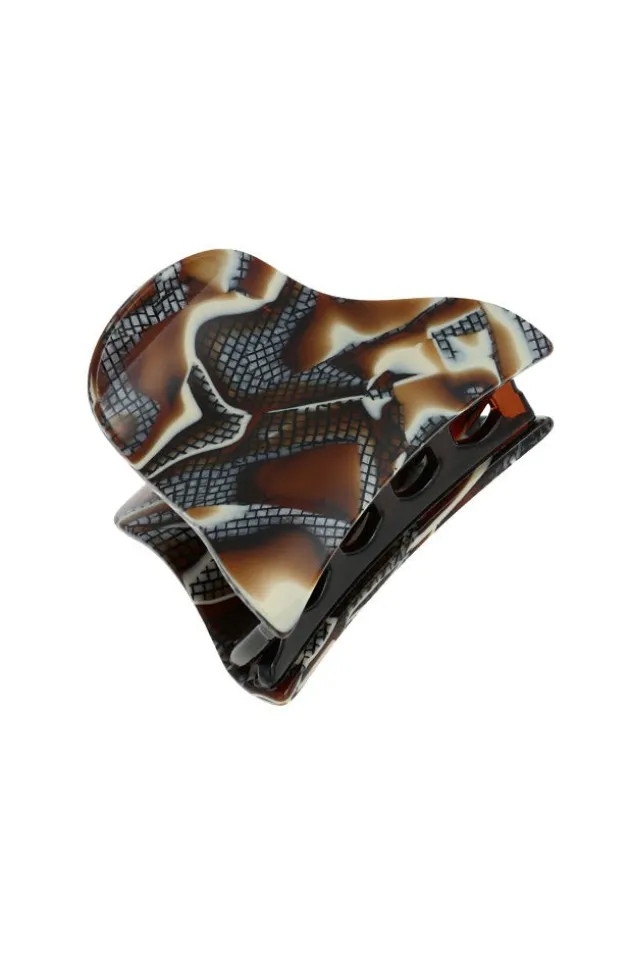 Medusa Claw Clip - Fudge
