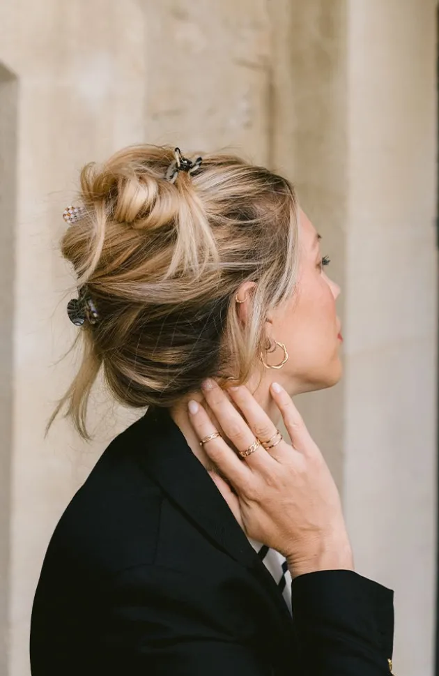 Mini Couture Claw Clip - French Classic