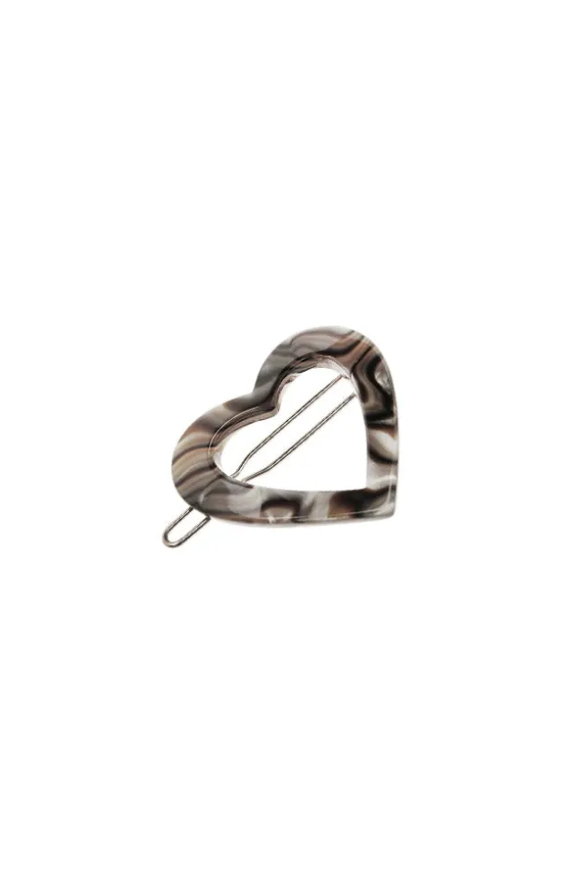 Mini Heart Tige Boule Barrette - Classic