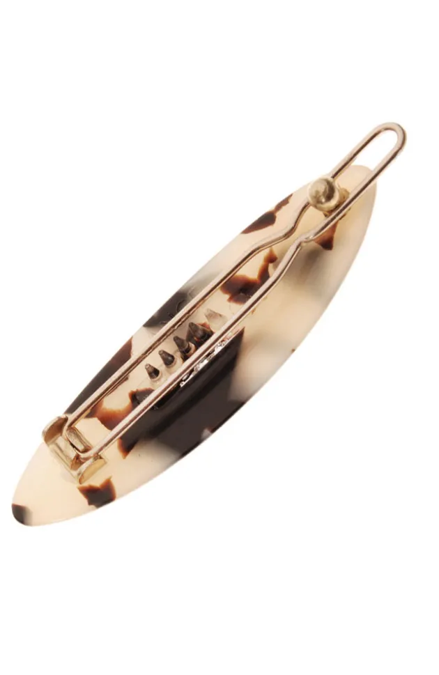 Mini Oblong Tige Boule Barrette - Classic