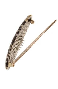 Mini Oblong Tige Boule Barrette - Classic