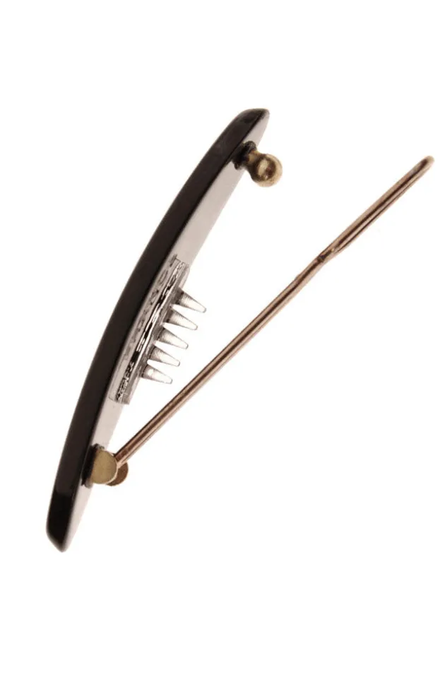 Mini Oblong Tige Boule Barrette - Classic