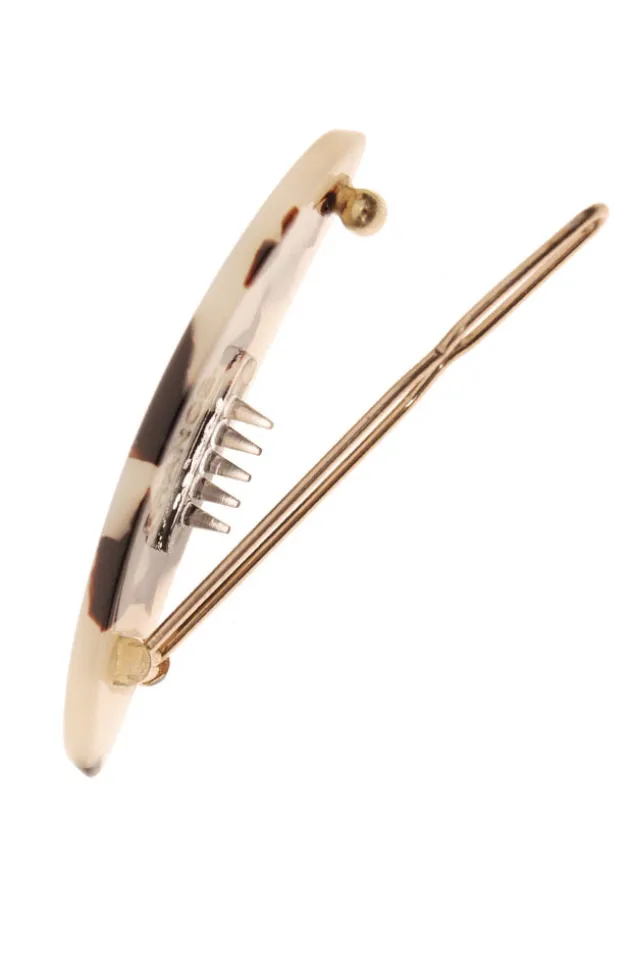 Mini Oblong Tige Boule Barrette - Classic