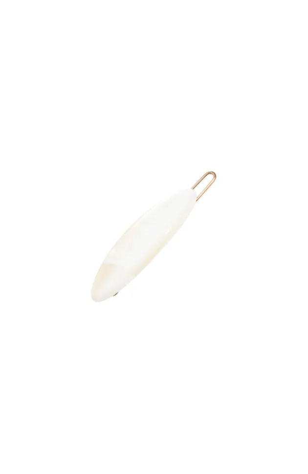Mini Oblong Tige Boule Barrette - Classic