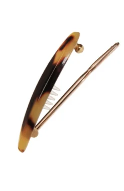 Mini Oblong Tige Boule Barrette - Classic