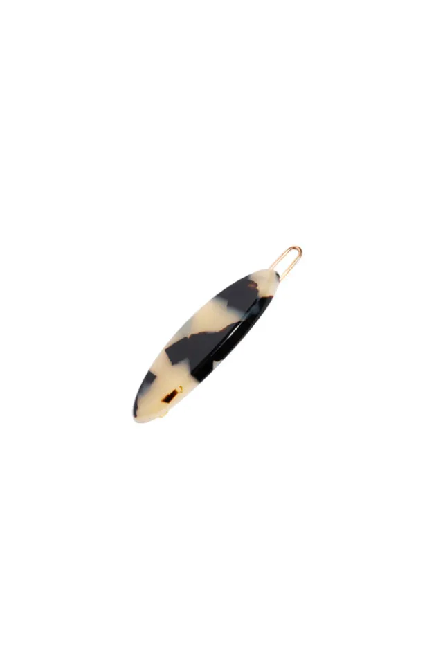 Mini Oblong Tige Boule Barrette - Classic