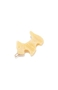 Mini Scottie Dog Tige Boule - Straw
