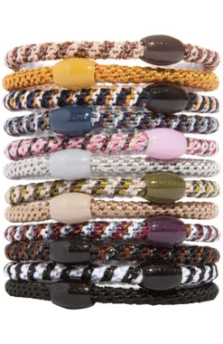 Narrow Grab & Go Pony, 12 Hair Ties