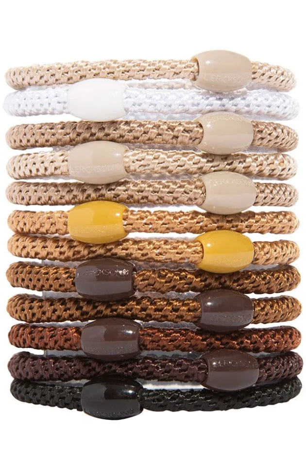 Narrow Grab & Go Pony, 12 Hair Ties