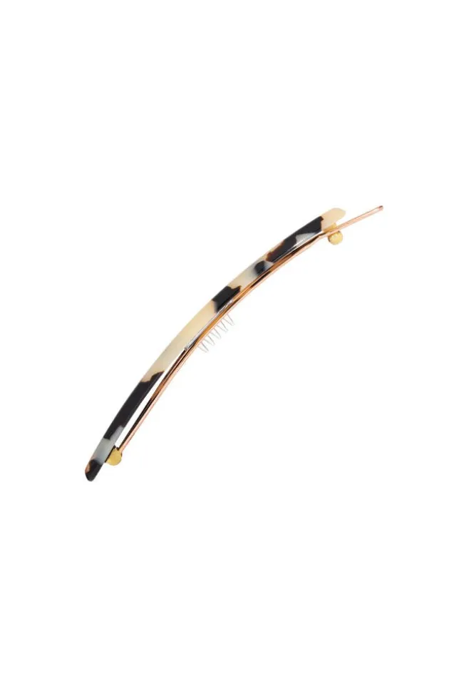 Oblong Tige Boule Barrette - Classic