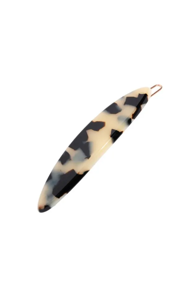 Oblong Tige Boule Barrette - Classic