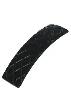 Quilted Rectangle Barrette - Classic