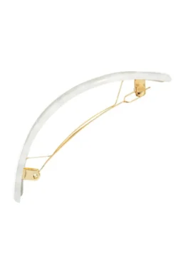Rectangle Volume Barrette - Coconut Milk