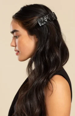 Rectangle Volume Barrette - French Classic