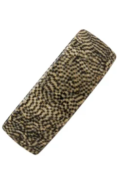 Rectangle Volume Barrette - French Classic